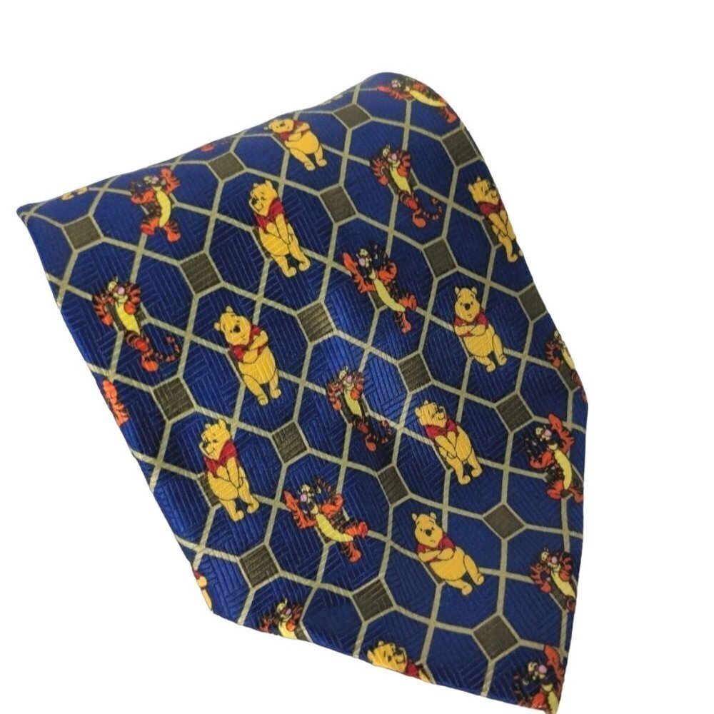 Disney Winnie The Pooh Tigger Geometric Necktie
